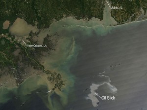 Oil Slick Gulf Mexico NASA