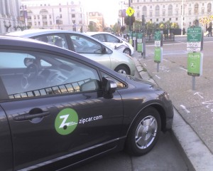 Zipcar Plug-in Prius