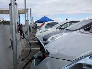 Charging 15 Electric Cars