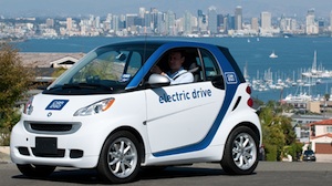 Smart electric drive in car2go