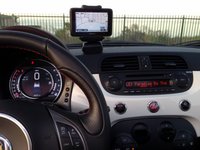 2015 Fiat 500c Abarth TomTom nav system