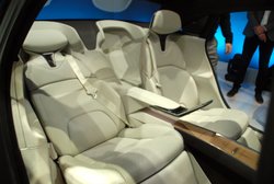 Lucid Motors Air, rear seat, interior