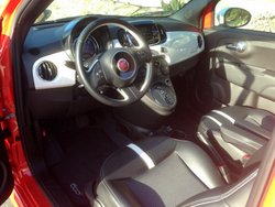 2017 Fiat 500e, interior