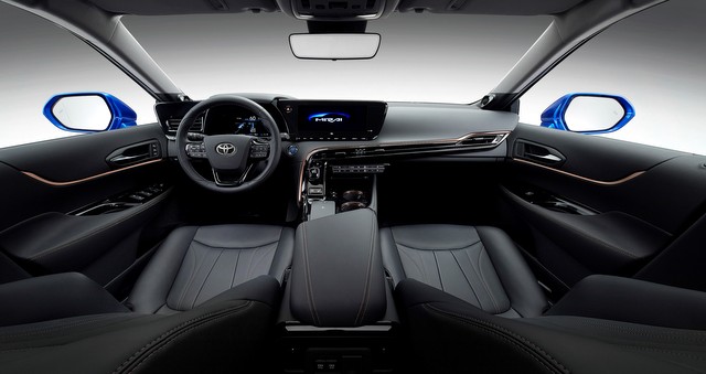2021 Toyota Mirai fuel cell electric vehicle interior