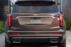 The Cadillac XT6 Premium Luxury model features unique front and rear fascias with red taillight lenses.
