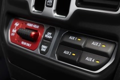 The Jeep® Wrangler Rubicon 392’s off-road prowess flows from its heavy-duty Dana 44 front and rear axles with Tru-Lok electronic locking differentials, while an electronic front sway-bar disconnect maximizes suspension travel for the most-demanding off-road conditions.
