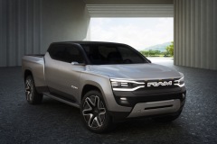 Ram 1500 Revolution Battery-electric Vehicle (BEV) Concept front three-quarters