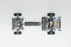 XC60 Technical cutaways of powertrain/battery