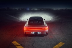 Common for all Dodge Charger models is distinctive white LED cross-car full-width front lighting and red “ring of fire” LED rear taillamps, with front and rear lights centered by a lit Fratzog logo — the new symbol of Dodge brand next-generation vehicles.