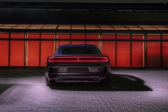 Both the front and rear lighting of the Dodge Charger Daytona SRT Concept feature a full width design centered by a 3D illuminated Fratzog badge.