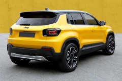 Jeep® brand reveals image of first-ever fully electric Jeep SUV to be launched early next year.