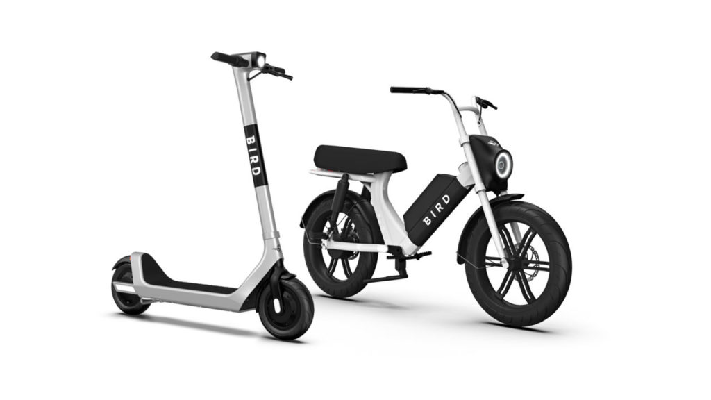 Bird e-scooters