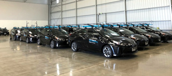 Fleet of Prius