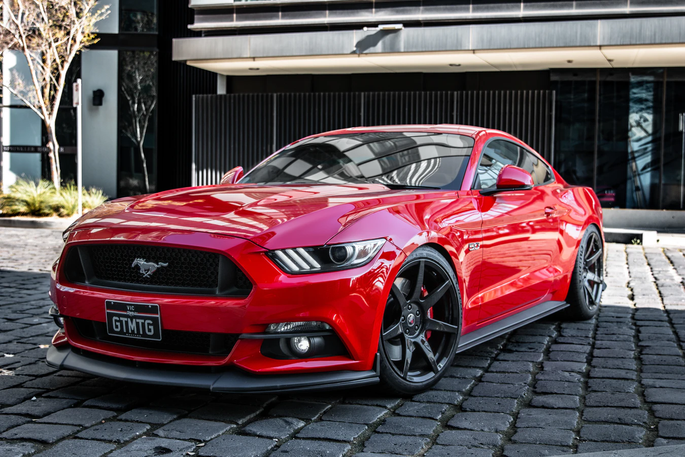 modified Ford Mustang
