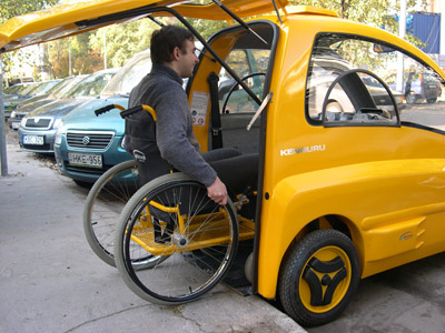 Kenguru EV for wheelchairs