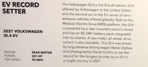 VW ID4 record setter