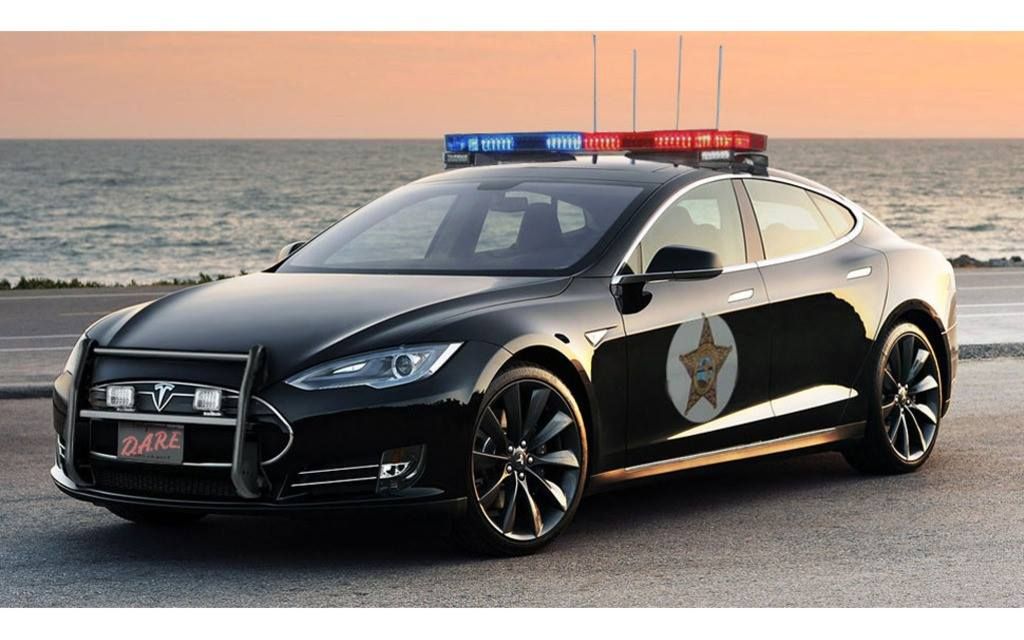 Tesla police cruiser