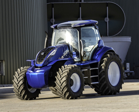 New Holland methane-powered trator