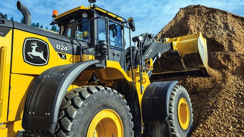 John Deere hybrid wheel loaders