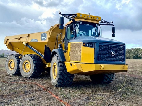 John Deere automated truck