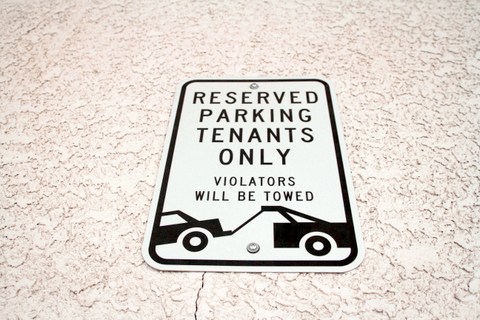 Check parking signs