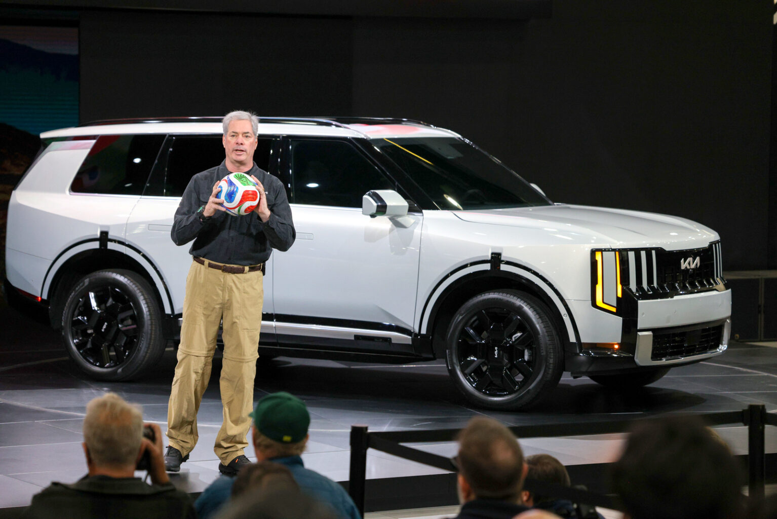Kia's Russell Wager and the 2027 Kia Telluride