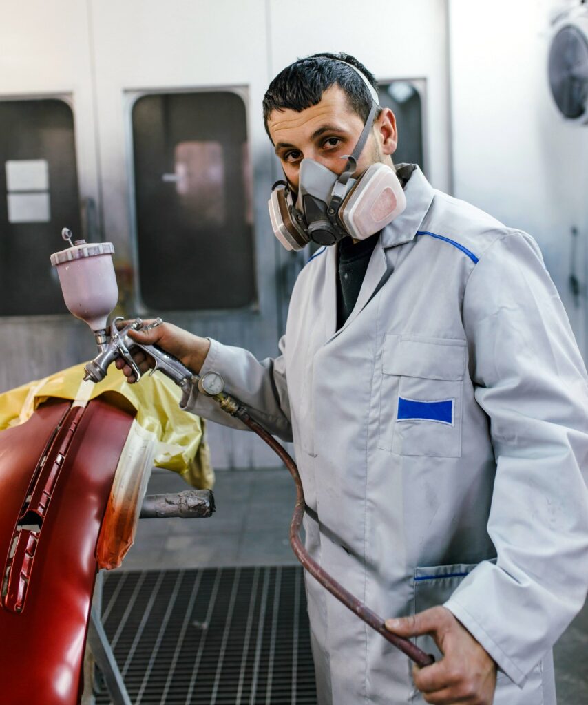 Waste management in auto body repair