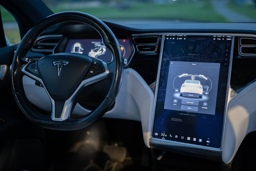 Tesla cabin