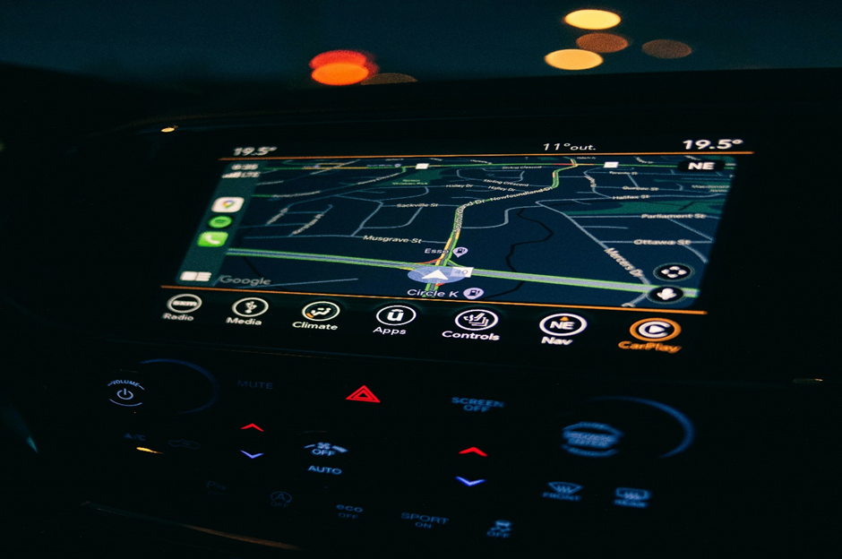 Connected vehicle screen
