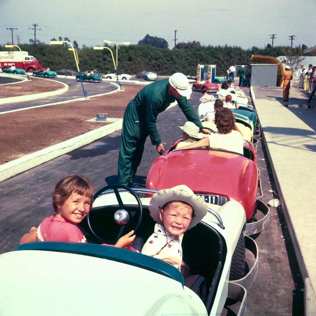 Disneyland Autopia 1955 Life Magazine