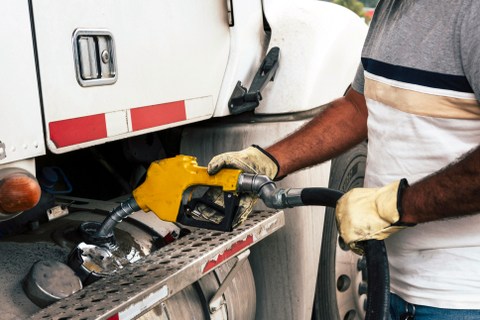 Truck refueling; Photo by Pablo Merchan Montest on Unsplash
