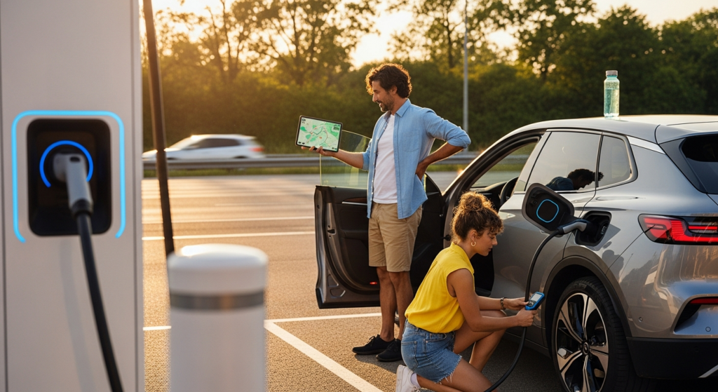Holiday EV travel planning should account for charging availability
